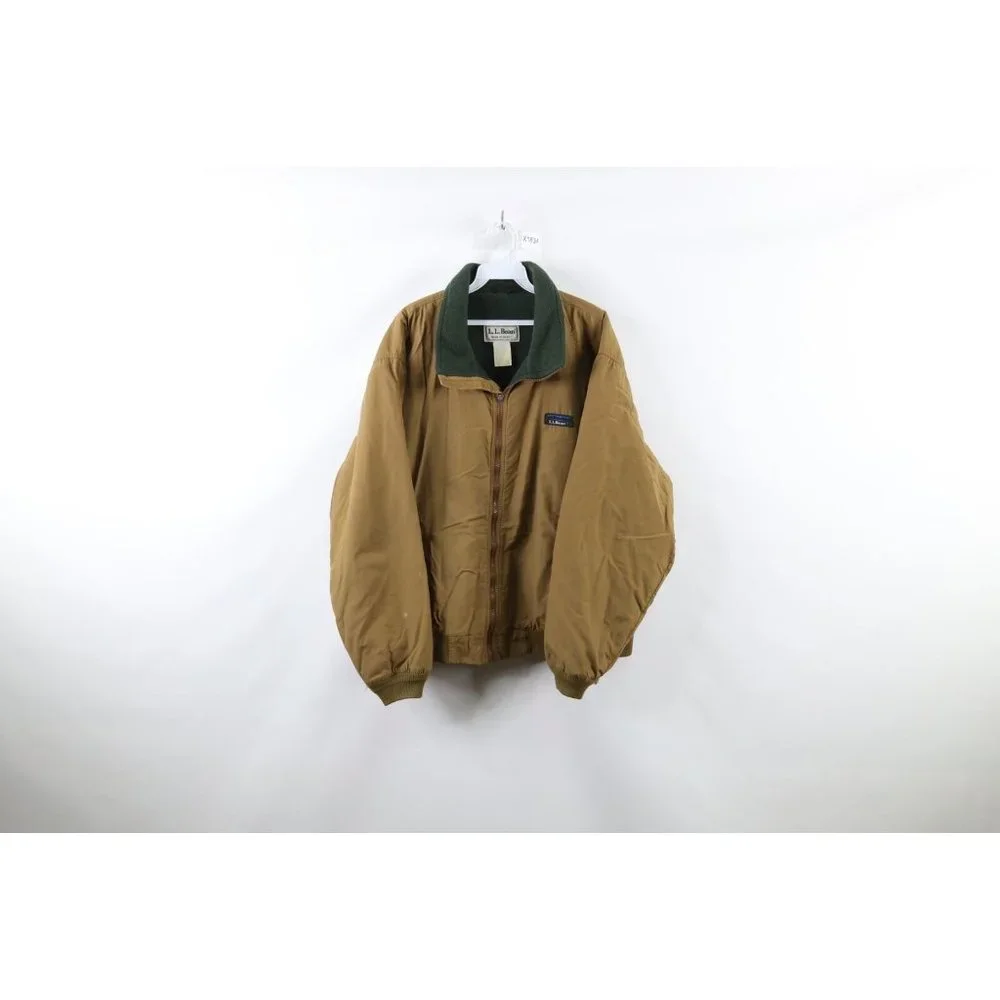 ジャケット・アウター 90's L.L. Bean WARM UP FLEECE JACKET VTG Vintage 90s LL Bean Warm Up Fleece Lined Jacket Outdoor Hiking